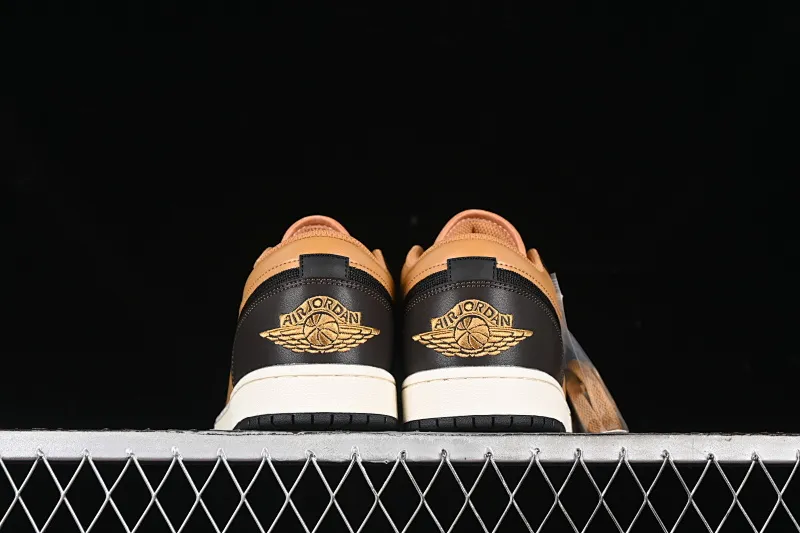 All categories Air Jordan Jordan series basketball shoes Air Jordan 1 Low Air Jordan 1 Low "Flax/Baroque Brown" AJ1 Joe 1 Tan low-top cultural basketball shoes HQ3603-201